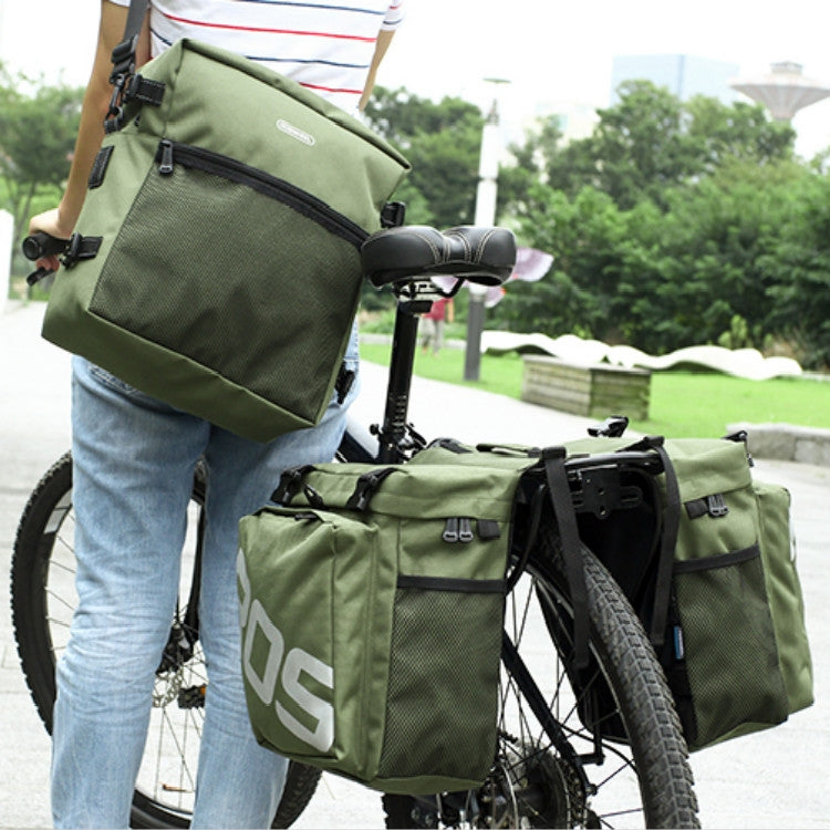 ROSWHEEL เป้หลังจักรยาน, Green, Black
