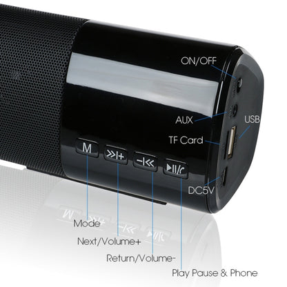 TOPROAD พลังงานสูง 10 วัตต์ไฮไฟลำโพงไร้สายบลูทูธแบบพกพาสเตอริโอ Soundbar TF FM USB ซับวูฟเฟอร์คอลัมน์สำหรับคอมพิวเตอร์ทีวีโทรศัพท์