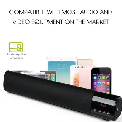 TOPROAD พลังงานสูง 10 วัตต์ไฮไฟลำโพงไร้สายบลูทูธแบบพกพาสเตอริโอ Soundbar TF FM USB ซับวูฟเฟอร์คอลัมน์สำหรับคอมพิวเตอร์ทีวีโทรศัพท์