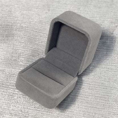 กล่องของขวัญบรรจุภัณฑ์เครื่องประดับที่สวยงาม 3 ชิ้น, 5x5.5cm (Flannel Grey), 7x7cm (Flannel Grey), 7.5x7.5cm (Bow Knot)