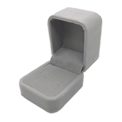 กล่องของขวัญบรรจุภัณฑ์เครื่องประดับที่สวยงาม 3 ชิ้น, 5x5.5cm (Flannel Grey), 7x7cm (Flannel Grey), 7.5x7.5cm (Bow Knot)