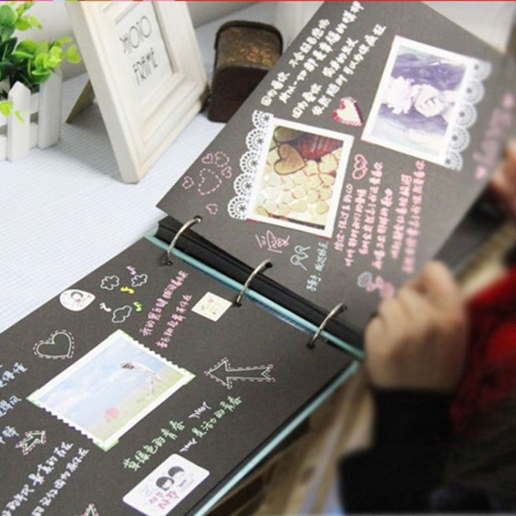 5 ชิ้น DIY แฮนด์เมดอุปกรณ์เสริมอัลบั้มสติกเกอร์รูปถ่ายคงที่