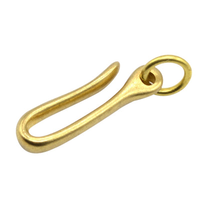 Retro ทองเหลือง Key CHAIN แหวนเข็มขัด U Hook กระเป๋าสตางค์ปลา Hook, 6cm with Copper Rin, 6cm without Copper Rin