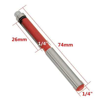 1 ชิ้น Flush Trim Router Bit 1/4 ''Shank ช่างไม้ Flush Trim, Trim Router Bit
