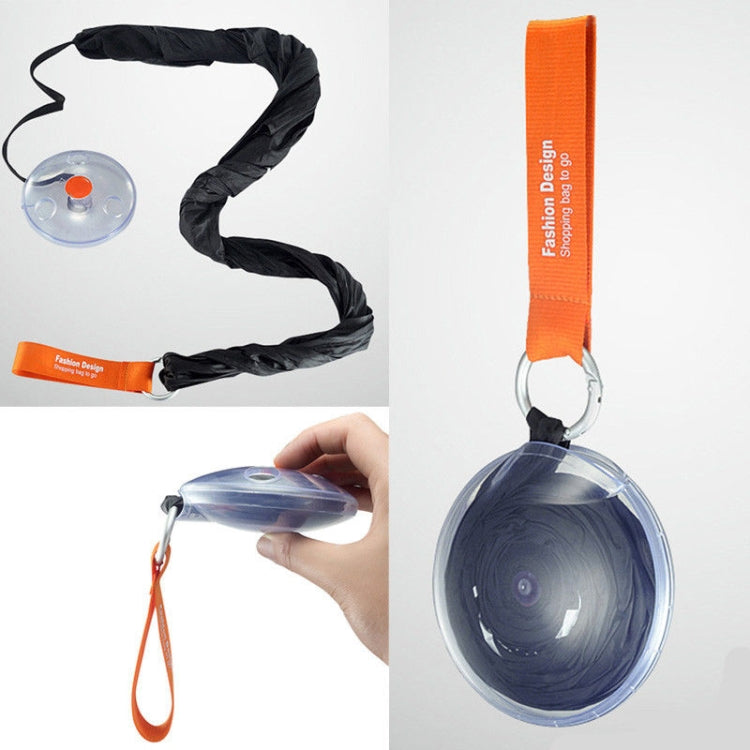 กระเป๋าถือแบบพกพาในกระเป๋านำกลับมาใช้ใหม่ได้ Carabiner กระเป๋าช้อปปิ้ง