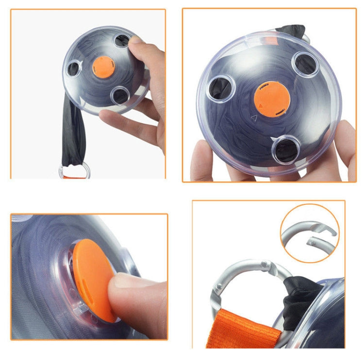 กระเป๋าถือแบบพกพาในกระเป๋านำกลับมาใช้ใหม่ได้ Carabiner กระเป๋าช้อปปิ้ง