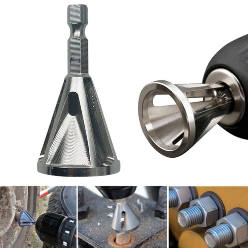 สแตนเลสลบคมภายนอก Chamfer เครื่องมือความแข็งสูง เจาะ Bit ลบ Burr หกเหลี่ยมร่อง chamfer, Hexagonal grooved chamfer