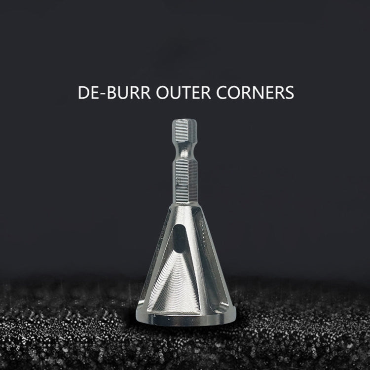 สแตนเลสลบคมภายนอก Chamfer เครื่องมือความแข็งสูง เจาะ Bit ลบ Burr หกเหลี่ยมร่อง chamfer, Hexagonal grooved chamfer