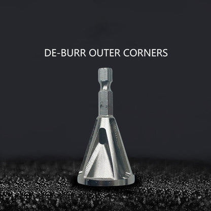 สแตนเลสลบคมภายนอก Chamfer เครื่องมือความแข็งสูง เจาะ Bit ลบ Burr หกเหลี่ยมร่อง chamfer, Hexagonal grooved chamfer
