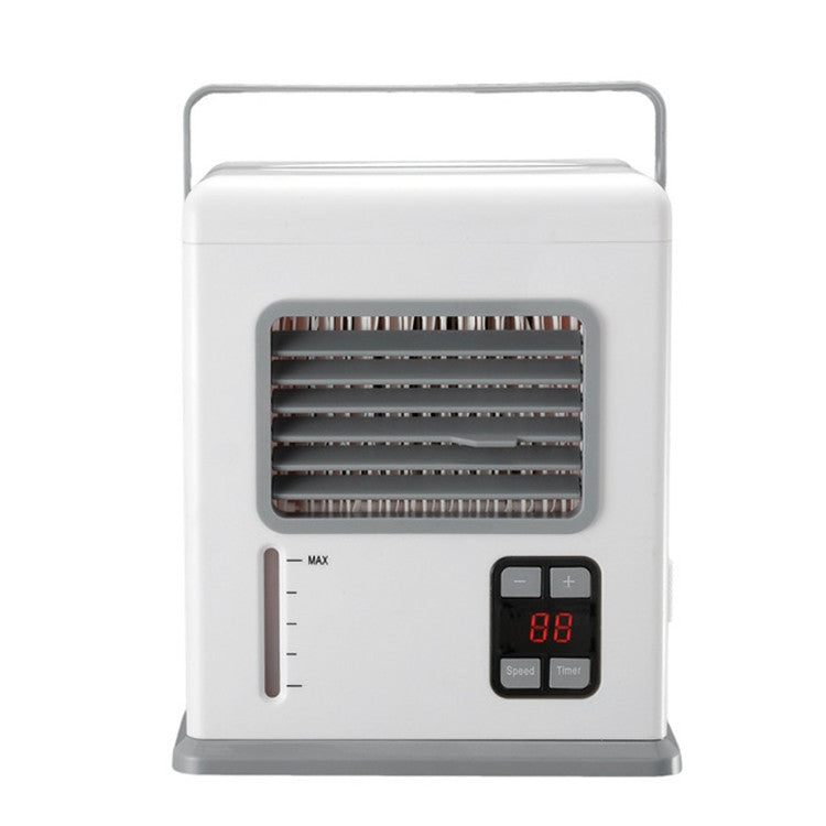 เดสก์ท็อป Air Cooler แบตเตอรี่ Plug-in เครื่องปรับอากาศแบบใช้คู่จอแสดงผลดิจิตอลอัจฉริยะ Mini Air Cooler