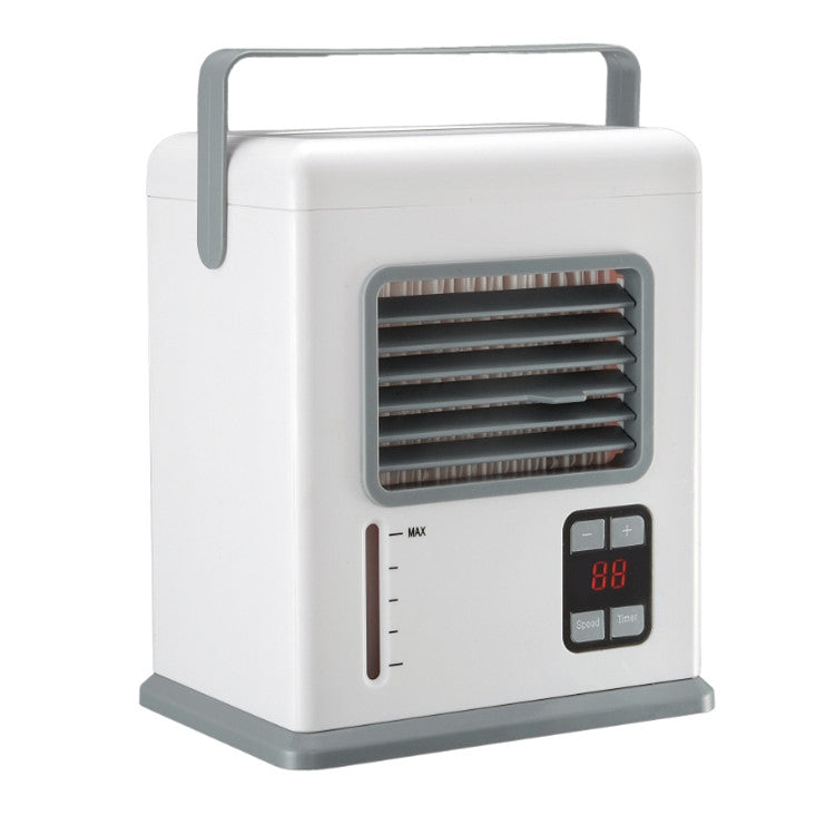 เดสก์ท็อป Air Cooler แบตเตอรี่ Plug-in เครื่องปรับอากาศแบบใช้คู่จอแสดงผลดิจิตอลอัจฉริยะ Mini Air Cooler