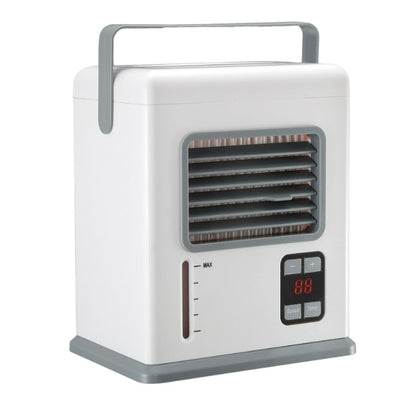เดสก์ท็อป Air Cooler แบตเตอรี่ Plug-in เครื่องปรับอากาศแบบใช้คู่จอแสดงผลดิจิตอลอัจฉริยะ Mini Air Cooler