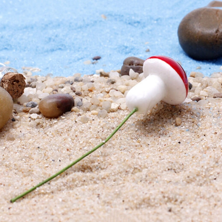20 ชิ้นประดิษฐ์มินิโฟมเห็ดตกแต่งสวนขนาดเล็ก, 20 PCS Foam Mushroom