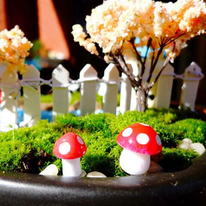 20 ชิ้นประดิษฐ์มินิโฟมเห็ดตกแต่งสวนขนาดเล็ก, 20 PCS Foam Mushroom