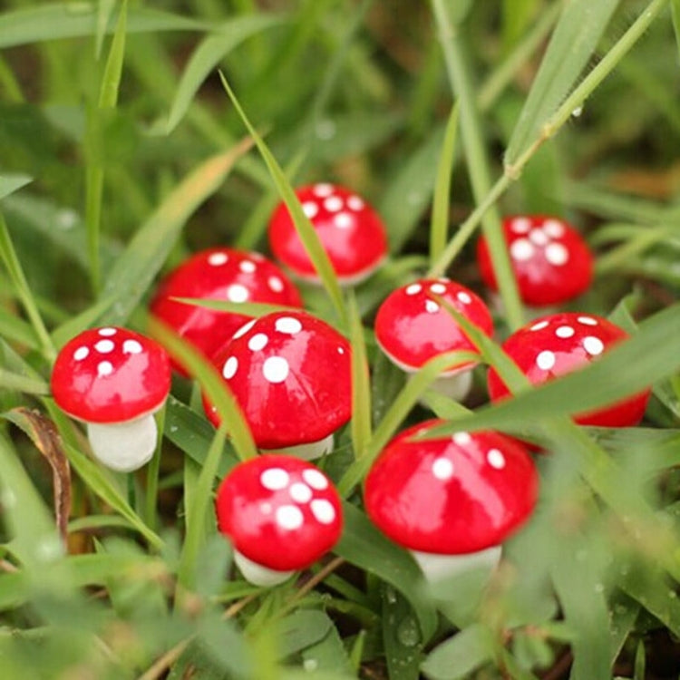 20 ชิ้นประดิษฐ์มินิโฟมเห็ดตกแต่งสวนขนาดเล็ก, 20 PCS Foam Mushroom