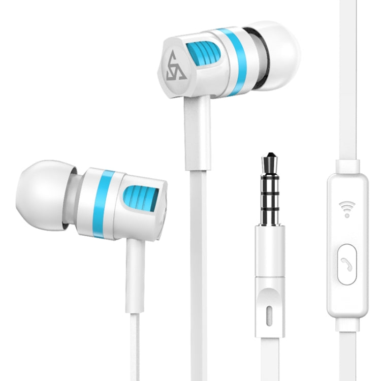 หูฟังสเตอริโอ Super Bass พร้อมไมโครโฟนสำหรับโทรศัพท์มือถือ Samsung / Xiaomi