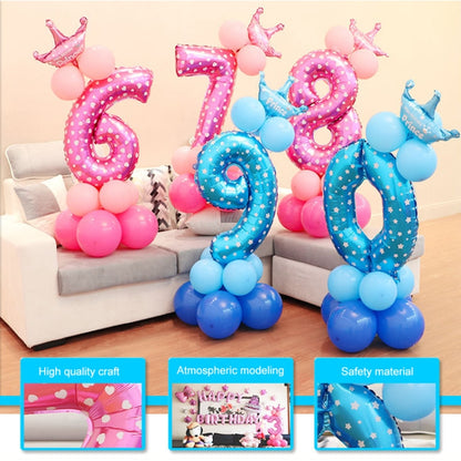 ลูกโป่งฟอยล์จำนวนตกแต่งสุขสันต์วันเกิด, Number 4, Number 3, Number 6, Number 0, Number 8, Number 7, Number 1, Number 2, Number 5, Number 9