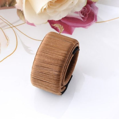 3PCS Magic Bun ผู้หญิงวิกผมสังเคราะห์ Headwear Donuts Bud Ball Twist Magic DIY Bun Maker เครื่องมือ