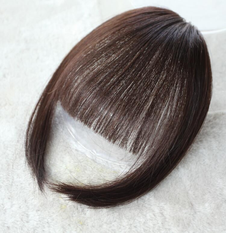 ผู้หญิงปลอม Fringe คลิปในผมม้าต่อผมด้วยเส้นใยสังเคราะห์อุณหภูมิสูง