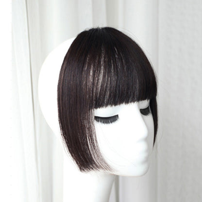 ผู้หญิงปลอม Fringe คลิปในผมม้าต่อผมด้วยเส้นใยสังเคราะห์อุณหภูมิสูง