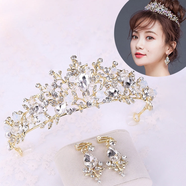 หรูหราสีชมพูทองเพิร์ลมงกุฎเจ้าสาว Handmade Tiara เจ้าสาวแถบคาดศีรษะคริสตัลงานแต่งงานมงกุฎ Queen Crown แต่งงานอุปกรณ์เสริมผม, Pearl Crown Pink, Pearl Crown Gold, Pearl Crown White