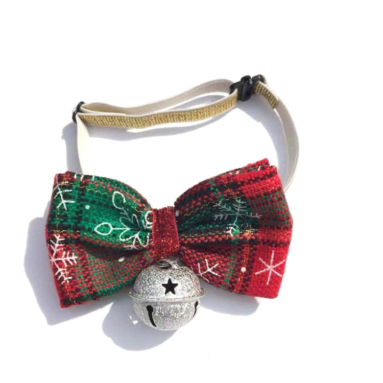 หมวกคริสต์มาสสำหรับสัตว์เลี้ยง 2 ชิ้นและชุดโบว์ผูกอุปกรณ์เสริมวันหยุด, Bow Tie Set