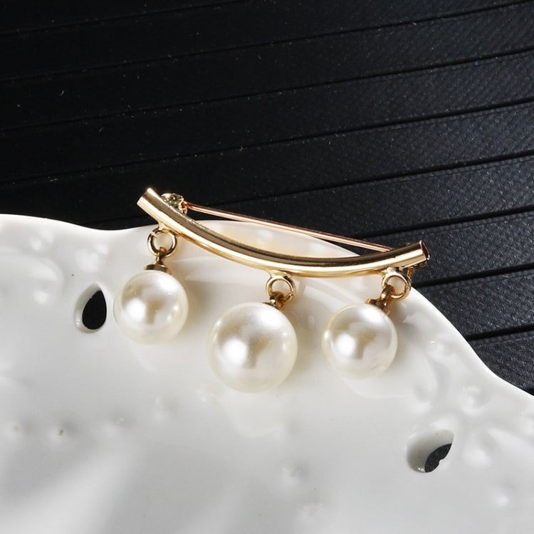 Anti SLIP PIN Simple Pearl เข็มกลัดผู้หญิงอุปกรณ์เสริมเสื้อสเวตเตอร์ถัก Anti สวมใส่ Pins เคลือบ PIN
