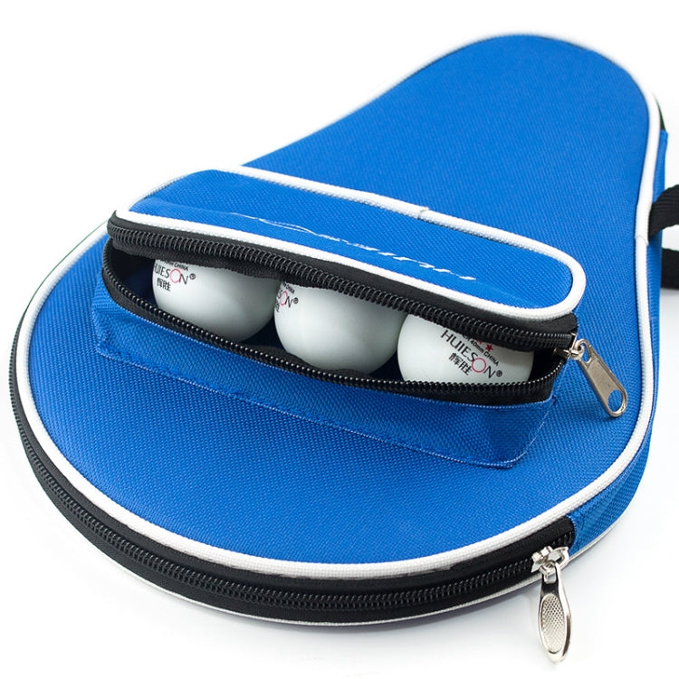 HUIESON HS-PT-H02 ไม้ปิงปองซิปรูปมะระผ้า Oxford เดี่ยวพร้อมถุงบอลขนาด: 30x20.5 ซม., HUIESON HS-PT-H02 (Black), HUIESON HS-PT-H02 (Blue)