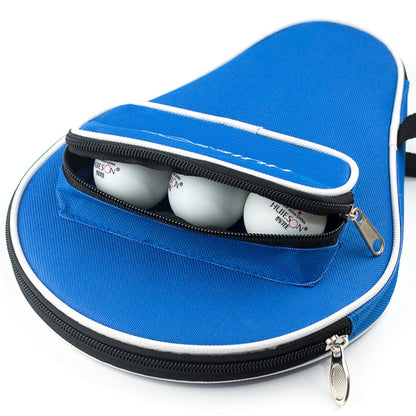 HUIESON HS-PT-H02 ไม้ปิงปองซิปรูปมะระผ้า Oxford เดี่ยวพร้อมถุงบอลขนาด: 30x20.5 ซม., HUIESON HS-PT-H02 (Black), HUIESON HS-PT-H02 (Blue)