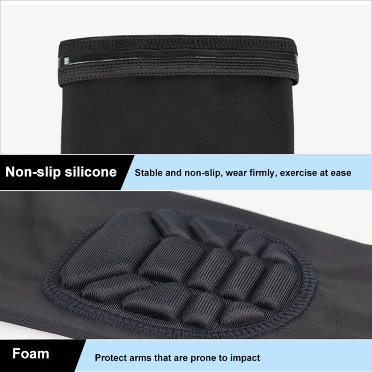 แขนบาสเกตบอล Cellular Anti-collision Anti-SLIP การบีบอัดข้อศอกอุปกรณ์ป้องกัน, L, M, XL