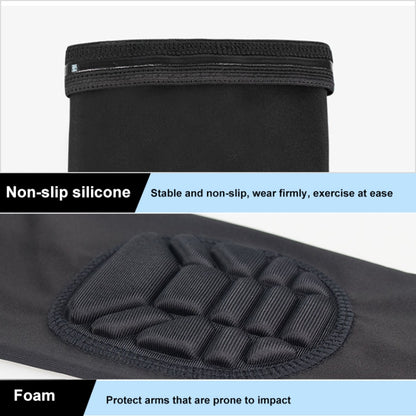 แขนบาสเกตบอล Cellular Anti-collision Anti-SLIP การบีบอัดข้อศอกอุปกรณ์ป้องกัน, L, M, XL