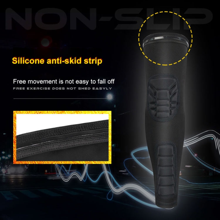 แขนบาสเกตบอล Cellular Anti-collision Anti-SLIP การบีบอัดข้อศอกอุปกรณ์ป้องกัน, L, M, XL