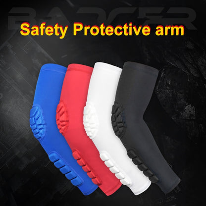 แขนบาสเกตบอล Cellular Anti-collision Anti-SLIP การบีบอัดข้อศอกอุปกรณ์ป้องกัน, L, M, XL