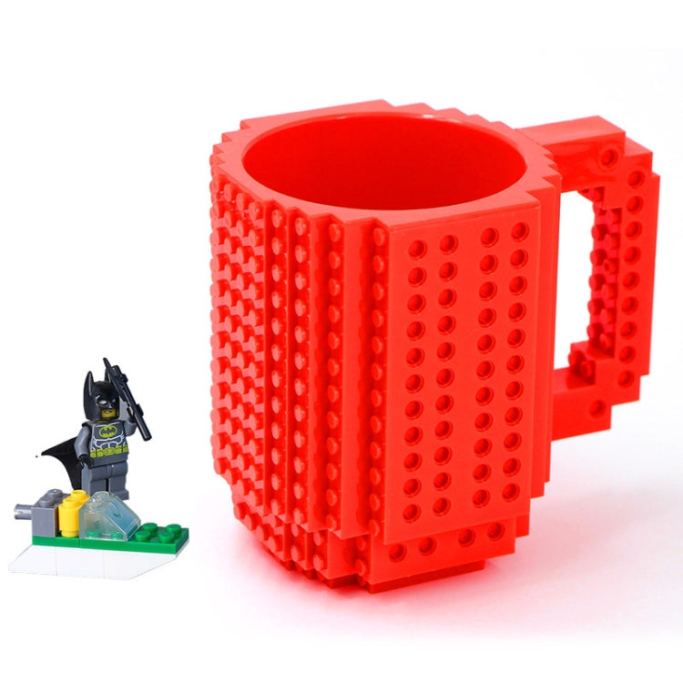 การออกแบบบล็อกตัวต่อแก้วกาแฟสร้างสรรค์ถ้วยกาแฟ Build-on Brick ที่วางน้ำดื่ม, 301-400ml