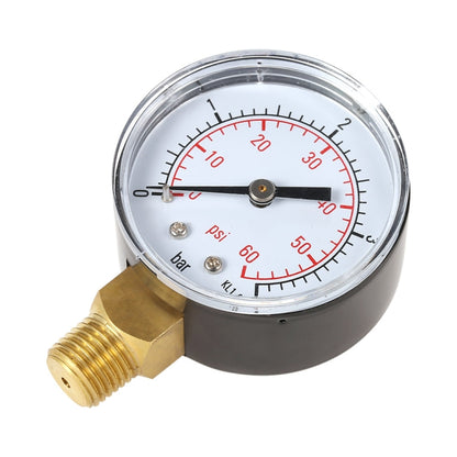 สแตนเลสกันกระแทกสระว่ายน้ำกรองเครื่องวัดความดันไฮดรอลิก, Pressure Gauge