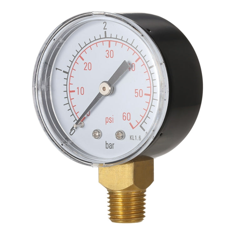 สแตนเลสกันกระแทกสระว่ายน้ำกรองเครื่องวัดความดันไฮดรอลิก, Pressure Gauge