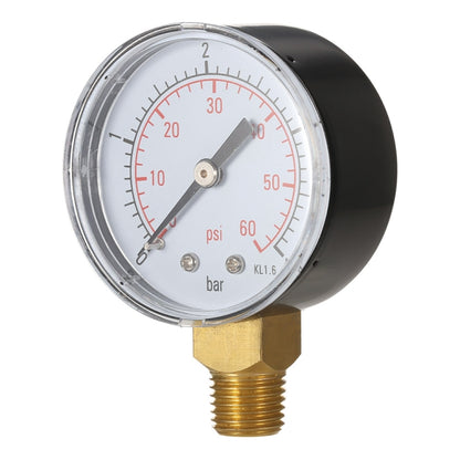 สแตนเลสกันกระแทกสระว่ายน้ำกรองเครื่องวัดความดันไฮดรอลิก, Pressure Gauge