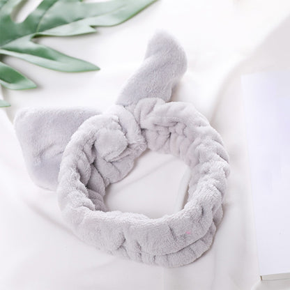ผู้หญิงใหม่ตัวอักษร \\\ "OMG \\\" Coral ขนแกะโบว์ Headbands น่ารักผู้ถือผม Headwear อุปกรณ์เสริมผม