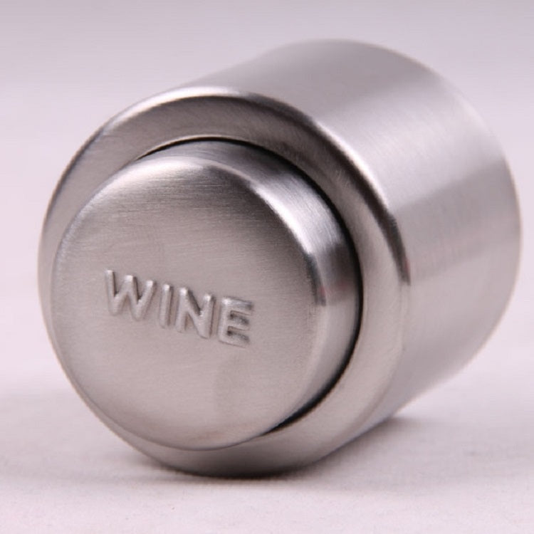 Push สแตนเลสสตีลไวน์แดง Stopper แชมเปญ Stopper, Red Wine Stopper, Wordless Wine Stopper, Champagne Stopper, Wordless Champagne Stopper