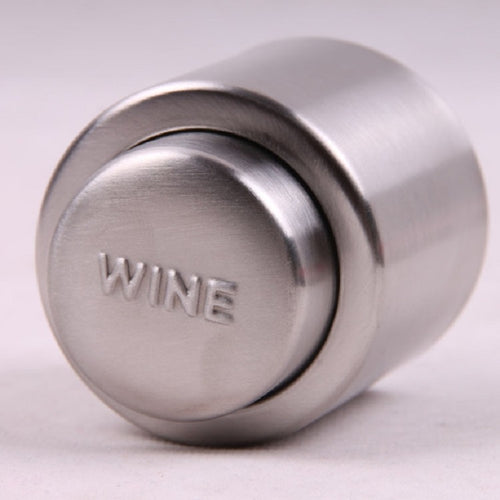 Push สแตนเลสสตีลไวน์แดง Stopper แชมเปญ Stopper, Red Wine Stopper, Wordless Wine Stopper, Champagne Stopper, Wordless Champagne Stopper