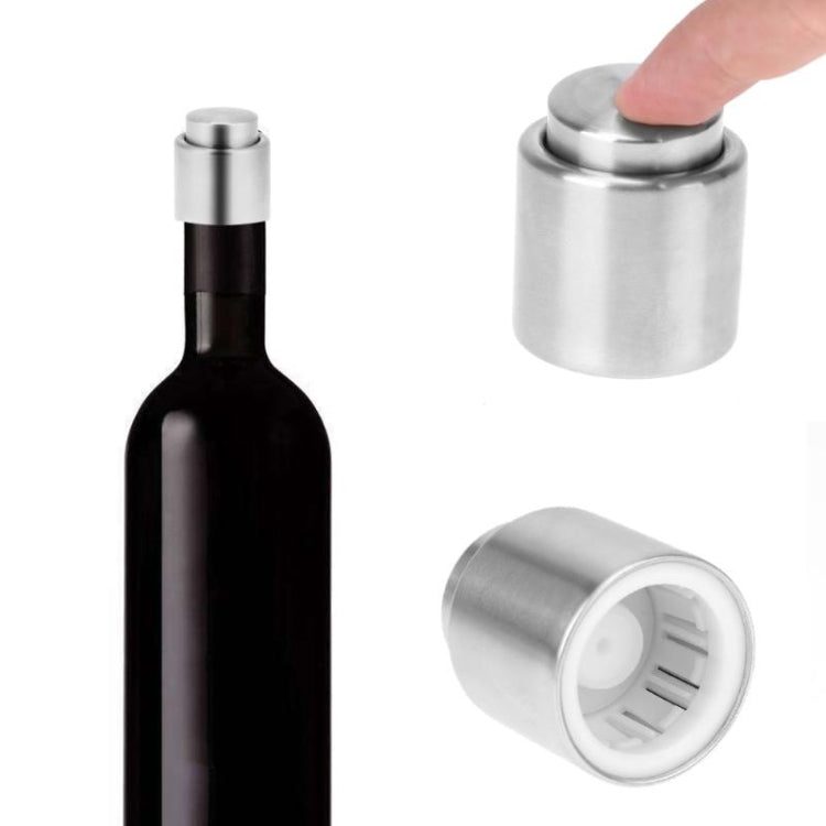 Push สแตนเลสสตีลไวน์แดง Stopper แชมเปญ Stopper, Red Wine Stopper, Wordless Wine Stopper, Champagne Stopper, Wordless Champagne Stopper