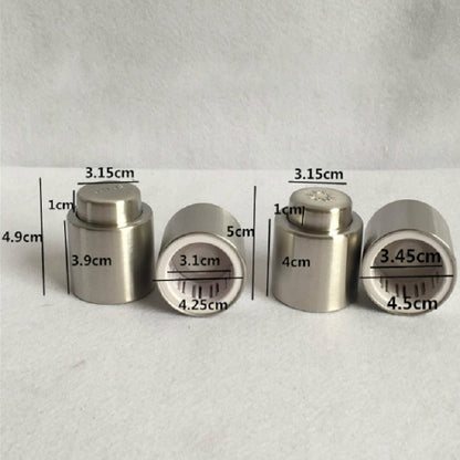 Push สแตนเลสสตีลไวน์แดง Stopper แชมเปญ Stopper, Red Wine Stopper, Wordless Wine Stopper, Champagne Stopper, Wordless Champagne Stopper