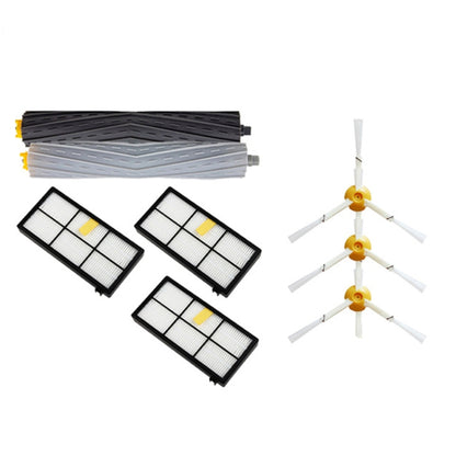 ชิ้นส่วนหุ่นยนต์กวาด Debris Extractor & แปรงด้านข้างตัวกรอง Hepa สำหรับ iRobot Roomba 800 900 Series 870 880 980, Sweeping Robot Hepa Filter