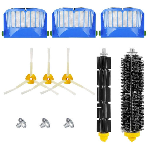 อุปกรณ์เสริมเครื่องกวาดสำหรับ Irobot Roomba 6 Series, 10 PCS/Set