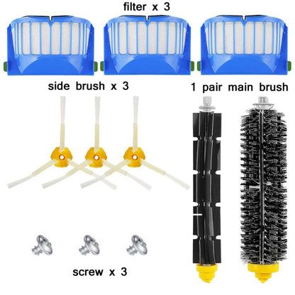 อุปกรณ์เสริมเครื่องกวาดสำหรับ Irobot Roomba 6 Series, 10 PCS/Set