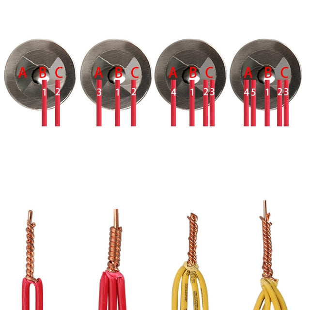 คู่มือมืออาชีพ ลวด การบิด เครื่องมือ คีมปอกสายเคเบิล, Cable Stripping Pliers