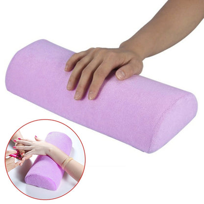 5 ชิ้นมือนุ่มวางล้างทำความสะอาดมือเบาะฟองน้ำผู้ถือหมอนที่วางแขนเล็บแต่งเล็บมือหมอนเบาะ
