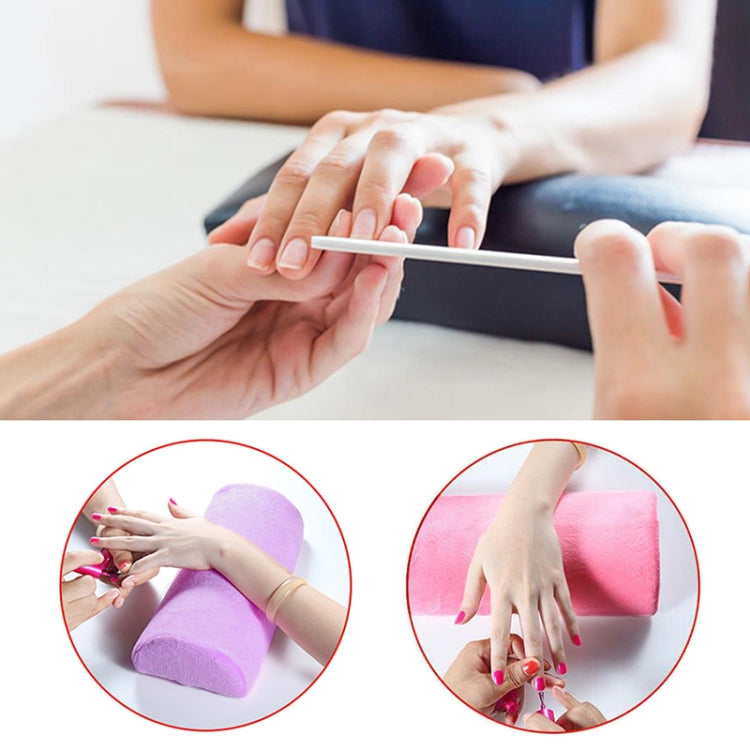 5 ชิ้นมือนุ่มวางล้างทำความสะอาดมือเบาะฟองน้ำผู้ถือหมอนที่วางแขนเล็บแต่งเล็บมือหมอนเบาะ
