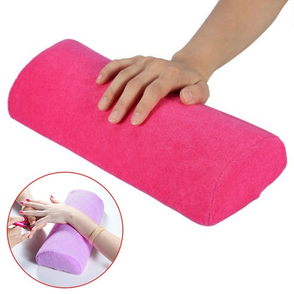 5 ชิ้นมือนุ่มวางล้างทำความสะอาดมือเบาะฟองน้ำผู้ถือหมอนที่วางแขนเล็บแต่งเล็บมือหมอนเบาะ