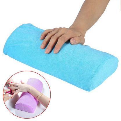 5 ชิ้นมือนุ่มวางล้างทำความสะอาดมือเบาะฟองน้ำผู้ถือหมอนที่วางแขนเล็บแต่งเล็บมือหมอนเบาะ